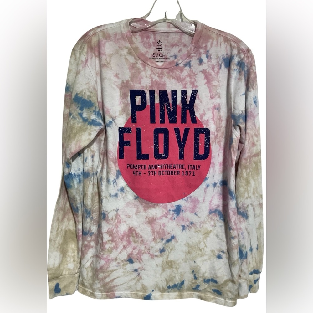 NWT Pink Floyd Tie-Dye Long Sleeve Shirt In Women’s Size S
